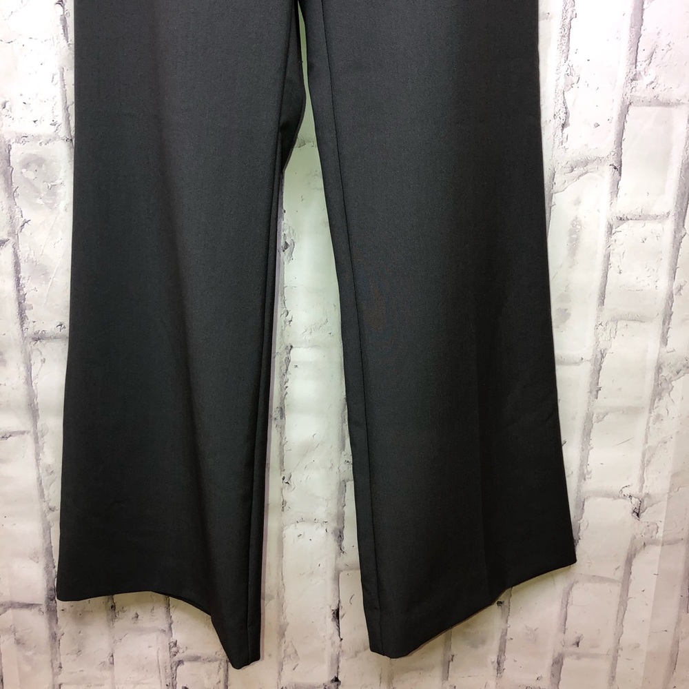 Gray wide leg career pants size 4 - Picture 3 of 5